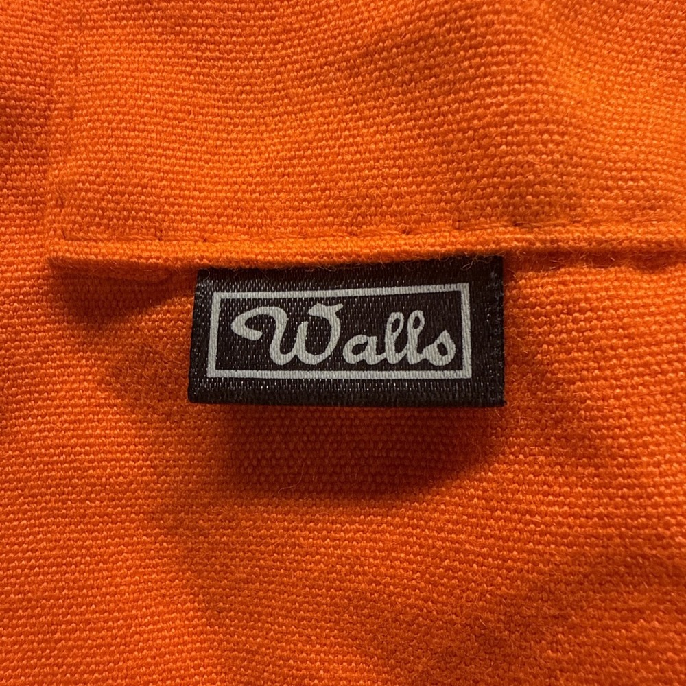 Vintage Walls Orange Hunting Shooting Vest Size L Made In USA - Picture 2 of 11